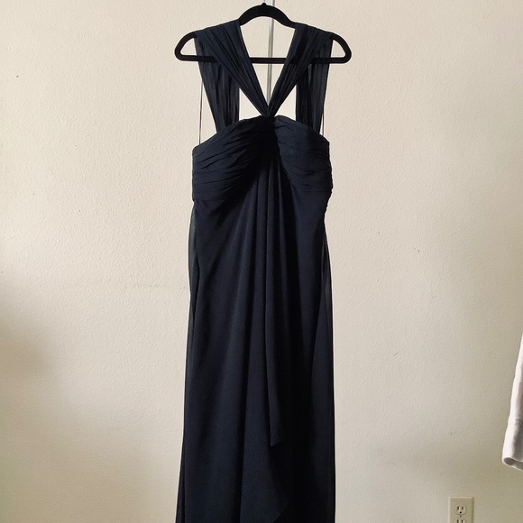 Dress 100% Silk / Size 12 / Black - Picture 1 of 11